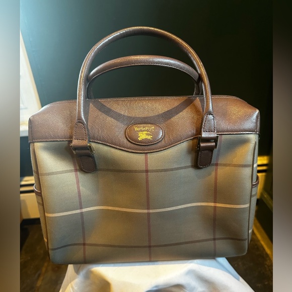 Vintage Burberry Boston Check bag